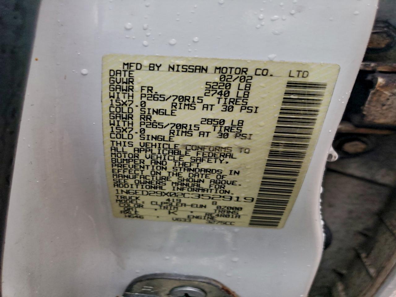 Nissan Frontier Crew Cab Xe Image 9