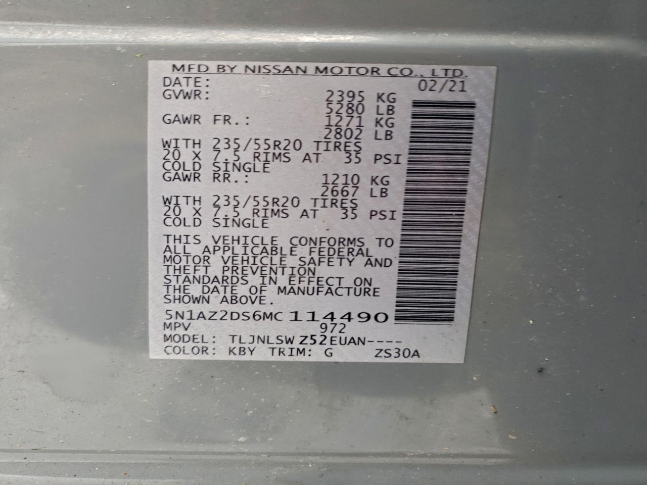 Nissan Murano Platinum Image 2