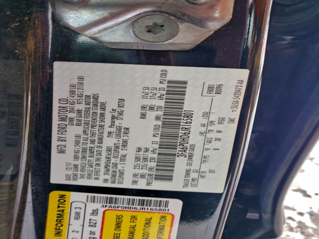 Ford Fusion Se Image 5