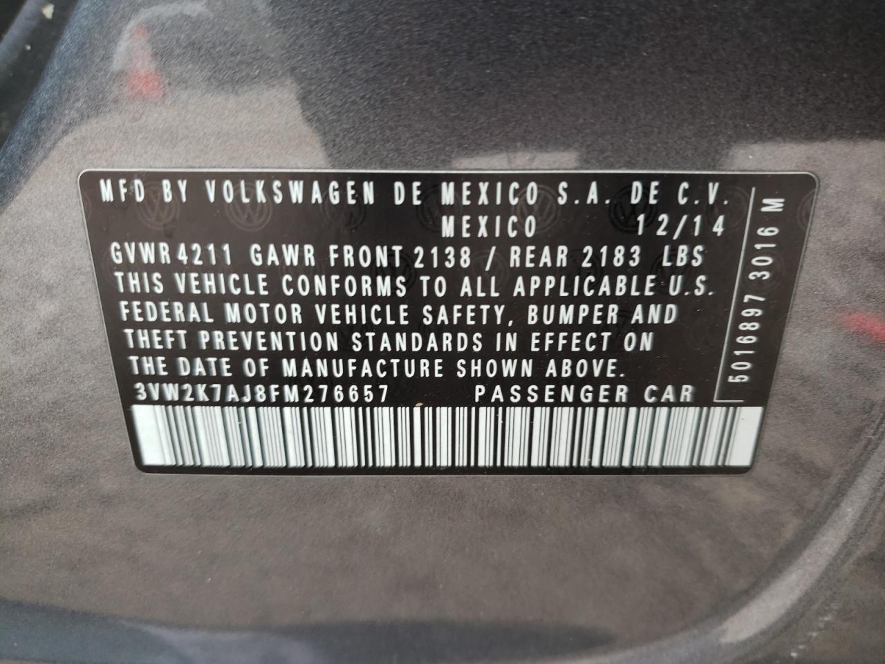 Volkswagen Jetta Base Image 9