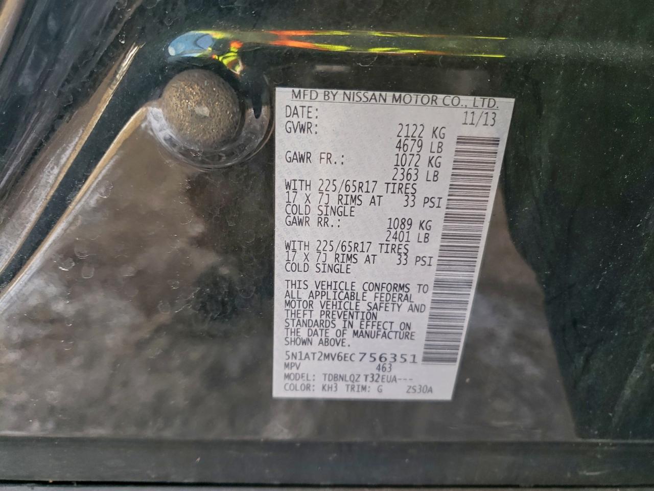 Nissan Rogue S Image 10